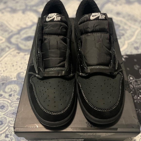 COPY - Jordan 1 Retro Low OG SP Travis Scott Black Phantom - Picture 1 of 10